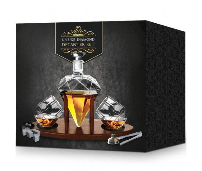 Set decantor whisky diamant Deluxe