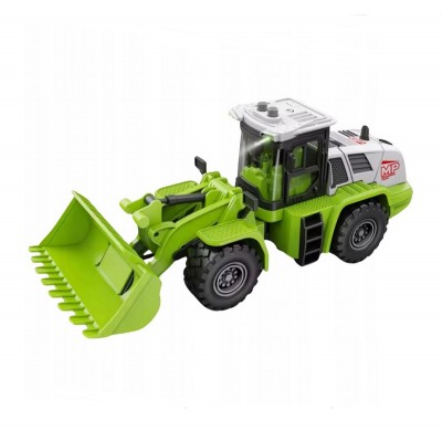 Buldozer de jucarie cu sunete si lumini 31 cm verde