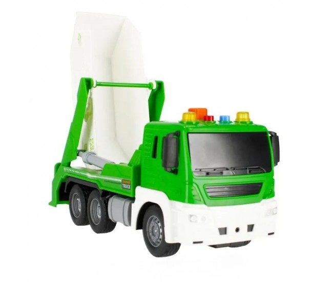 Camion salubrizare cu sunete si lumini City Truck 24 cm