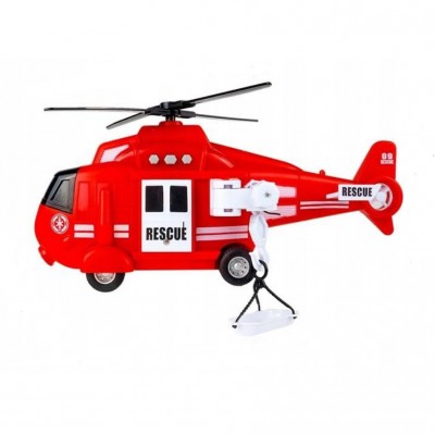 Elicopter de salvare cu sunete, lumini si proiectie scara 1:20 galben