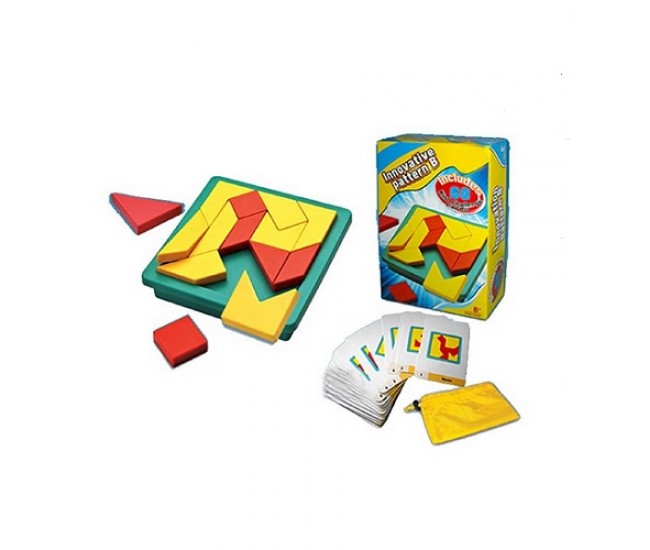 Joc logic Tangram cu 60 de provocari