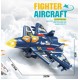 Avion de lupta electric cu muzica si lumini Fighter Aircraft 25 cm 