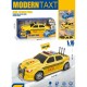 Masina taxi cu sunete, lumini, functie usi deschise City Taxi scara 1:16