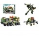 Set constructie 3 in 1 camion militar cu rachete 426 piese