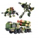 Set constructie 3 in 1 camion militar cu rachete 426 piese