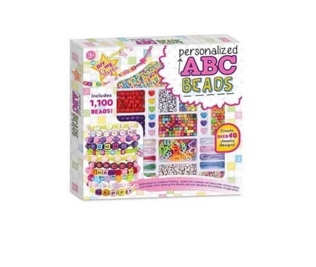 Set creativ cu 1100 margele ABC Beads