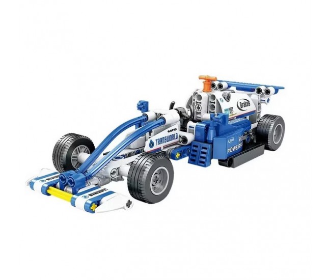 Set de constructie masina de curse 2 in 1 Formula Racing 231 piese