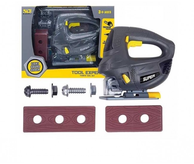 Set de joaca fierastrau electric Tool Expert cu accesorii