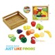 Set de joaca ladita cu fructe sectionate 22 piese Just Like Foods