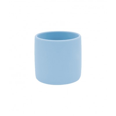 Pahar minikoioi, 100% premium silicone, mini cup – mineral blue