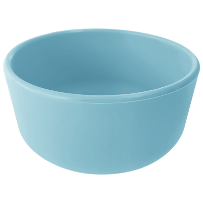 Bol minikoioi, 100% premium silicone – mineral blue