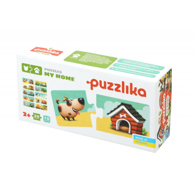 Puzzle, cubika, casuta animalelor