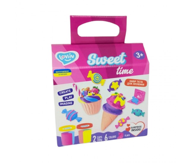 Set plastilina 100% eco, lovin'do, sweet time