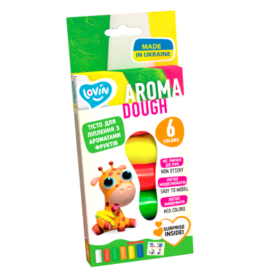 Set plastilina lovin 6pcs*15gr - aroma