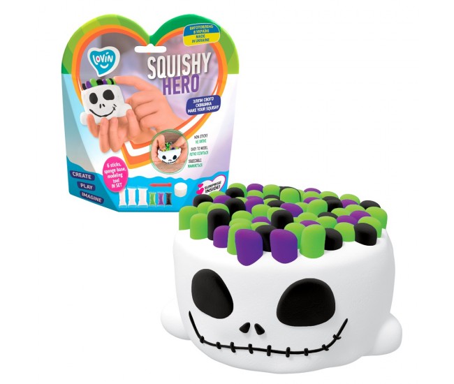 Set air clay cu argila usoara pentru modelaj lovin - 6 culori - squishy hero - scary ghost