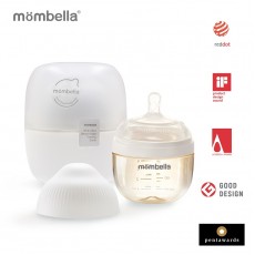 Biberon anticolici mombella breast-like, 120ml, tetina s flux lent, ppsu, ivory