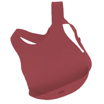 Baveta flexi bib minikoioi, 100% premium silicone – velvet rose