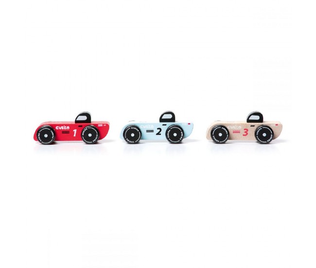 Jucarie din lemn, cubika, racing cars