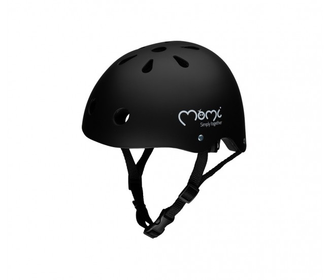 Casca bicicleta copii, momi - black matt