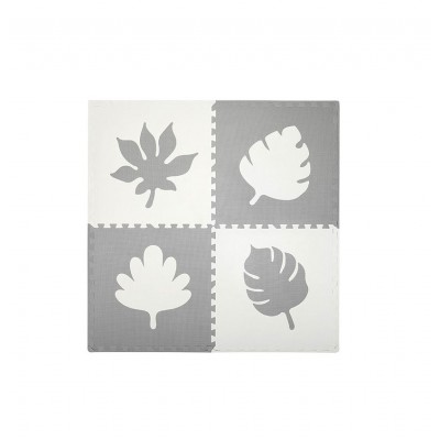 Covoras de joaca puzzle 120x120 cm momi, feli - grey