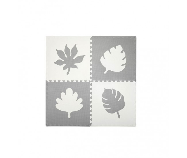 Covoras de joaca puzzle 120x120 cm momi, feli - grey