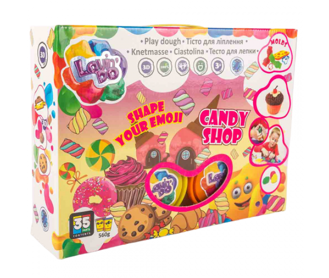 Set de modelat plastilina, lovin'do - candy shop