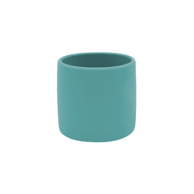 Pahar minikoioi, 100% premium silicone, mini cup  – aqua green