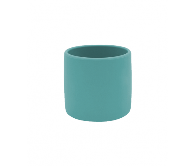 Pahar minikoioi, 100% premium silicone, mini cup  – aqua green