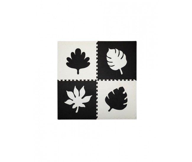 Covoras de joaca puzzle 120x120 cm momi, feli - black