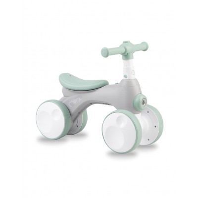 Bicicleta cu lumini, sunet si difuzor de balonase, momi tobis - grey