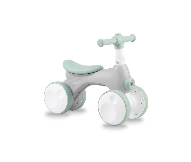 Bicicleta cu lumini, sunet si difuzor de balonase, momi tobis - grey