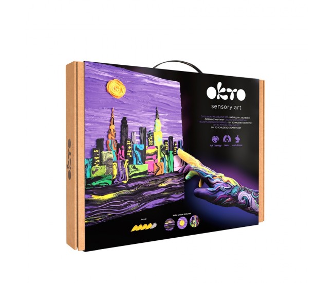 Set pictura 3d cu argila usoara, 30*40cm - new york skyline