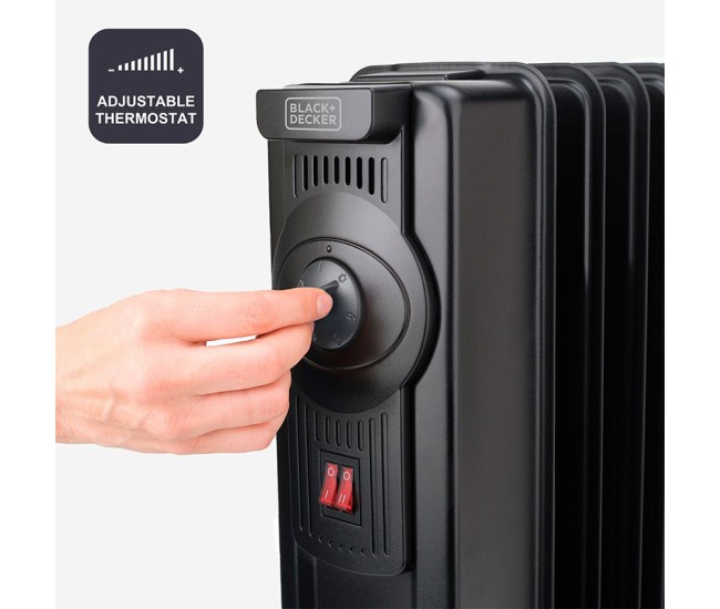 Radiator ulei 9 elementi 1500w black&decker