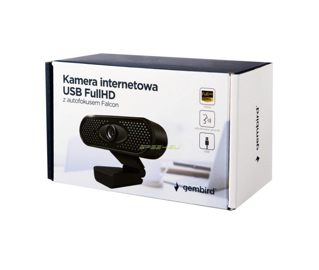 Camera web usb 1080p auto focus gembird