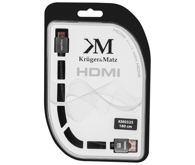 Cablu  hdmi a-hdmi c 1.8m kruger&matz