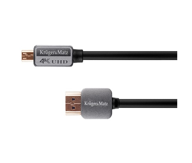 Cablu  hdmi a-hdmi d 1.8m kruger&matz