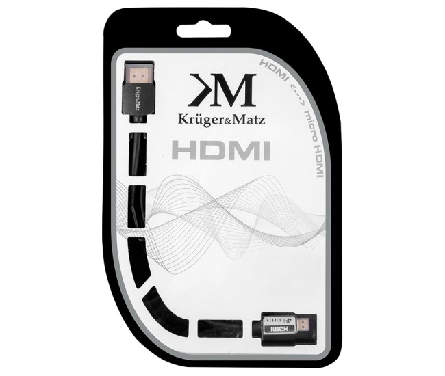 Cablu  hdmi a-hdmi d 1.8m kruger&matz