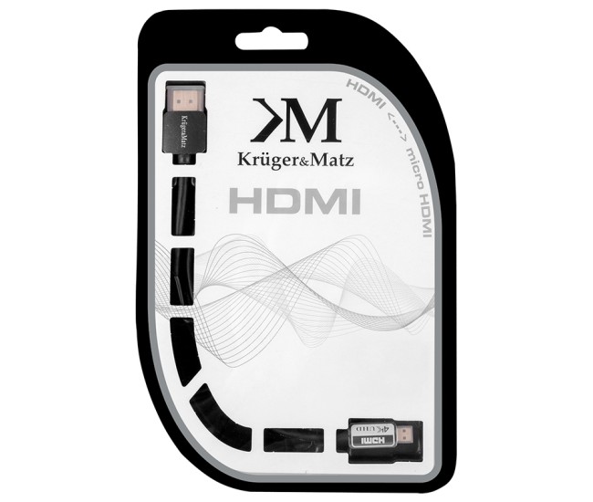 Cablu  hdmi a-hdmi d 3.0m kruger&matz