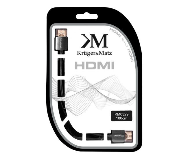 Cablu hdmi - hdmi 4k uhd 1.8m kruger&matz