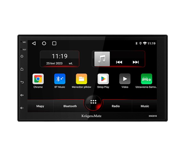 Radio player 2 din carplay/android auto kruger&matz