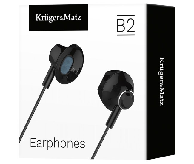 Casti in-ear cu microfon kruger&matz