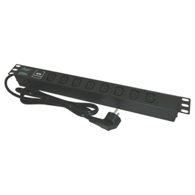 Pdu rack 19 inch 8 prize c13 16a 2m emtex