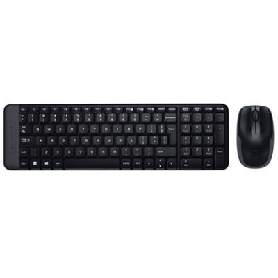 Kit tastatura si mouse wireless mk220 logitech