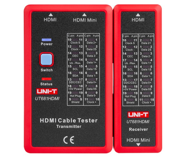 Tester cablu hdmi ut681hdmi uni-t