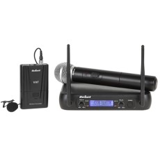 Set doua microfoane (mana + clip) vhf rebel