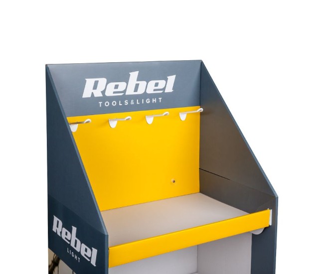 Display stand carton rebel