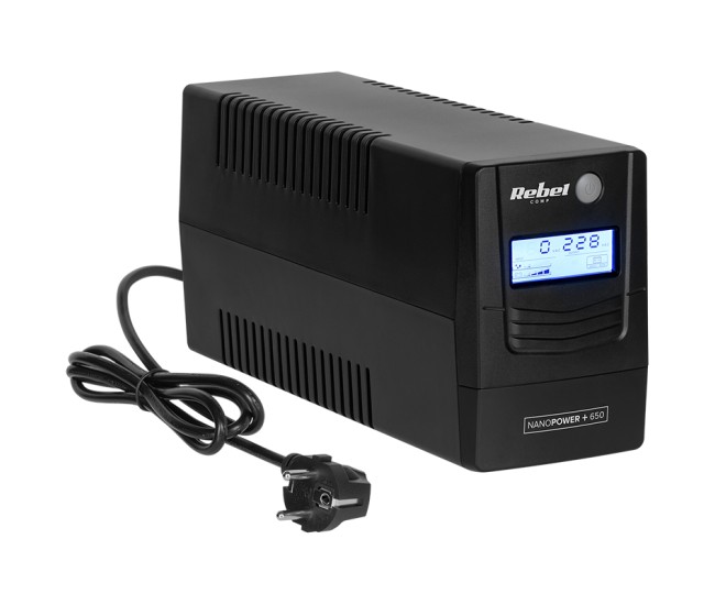 Ups offline nanopower plus 650 (650va/360w) rebel