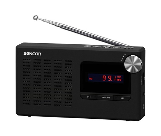 Radio portabil pll fm slot micro sd sencor