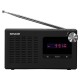 Radio portabil pll fm slot micro sd sencor