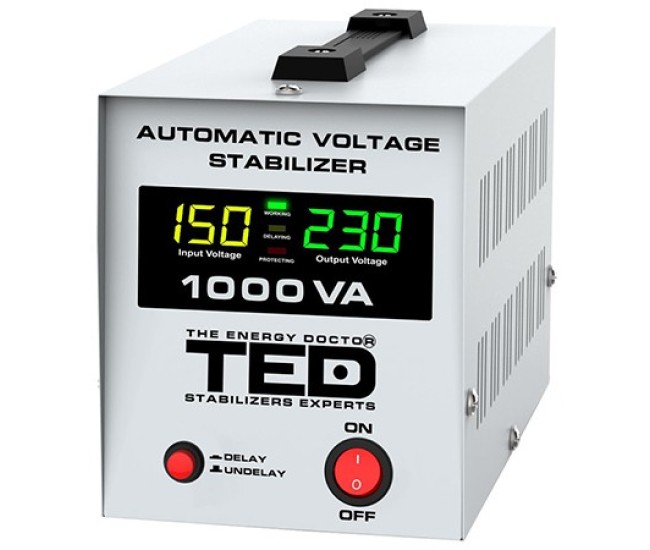 Stabilizator tensiune automat avr 1000va lcd ted